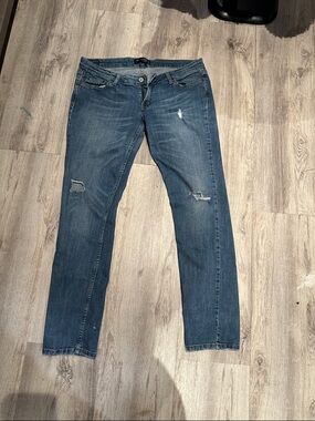 Levi's Blue Distressed Women's Jeans